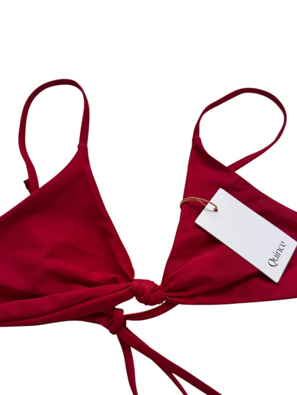 italian Knotted Triangle Bikini top